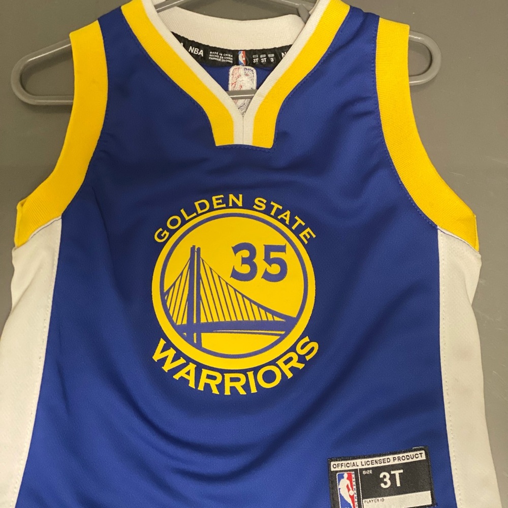 3T Toddler Kevin Durant Warriors Jersey